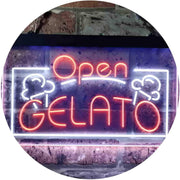 Open Gelato LED Light Sign - LED Gift Works