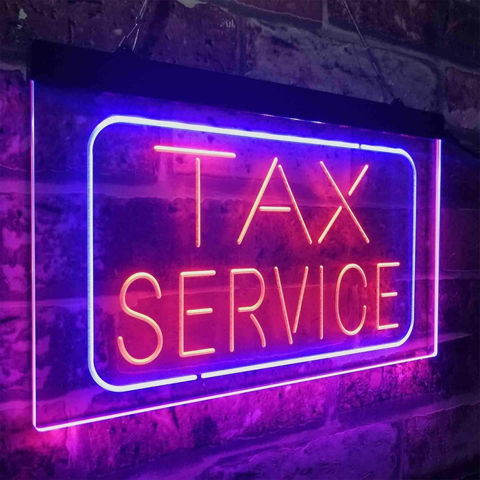 Tax Service LED Light Sign - Way Up Gifts