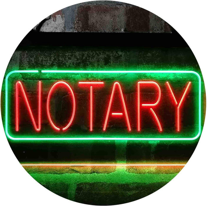 Notary LED Light Sign - Way Up Gifts