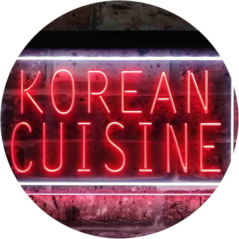 Korean Cuisine LED Light Sign - LED Gift Works