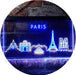 Paris City Skyline LED Light Sign - Way Up Gifts