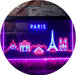 Paris City Skyline LED Light Sign - Way Up Gifts