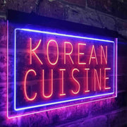 Korean Cuisine LED Light Sign - LED Gift Works