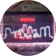 Boston City Skyline LED Light Sign - LED Gift Works