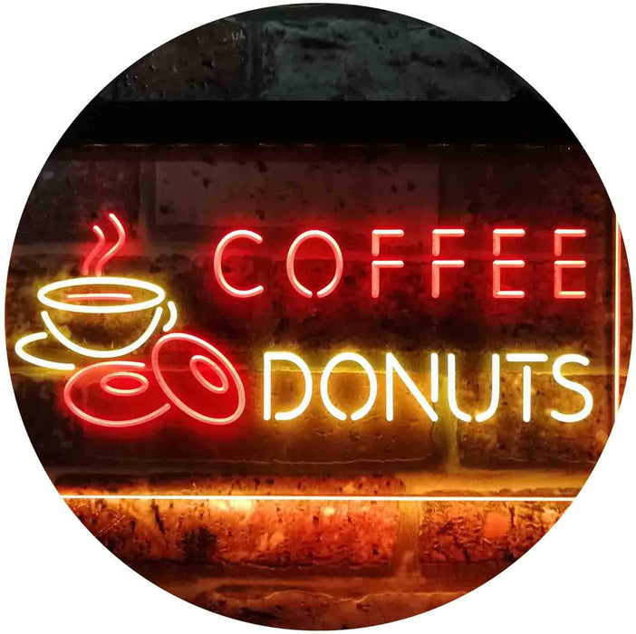 Coffee Donuts LED Light Sign - Way Up Gifts