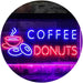 Coffee Donuts LED Light Sign - Way Up Gifts