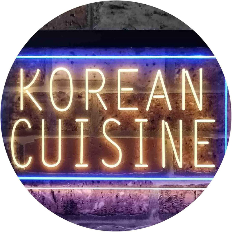 Korean Cuisine LED Light Sign - LED Gift Works
