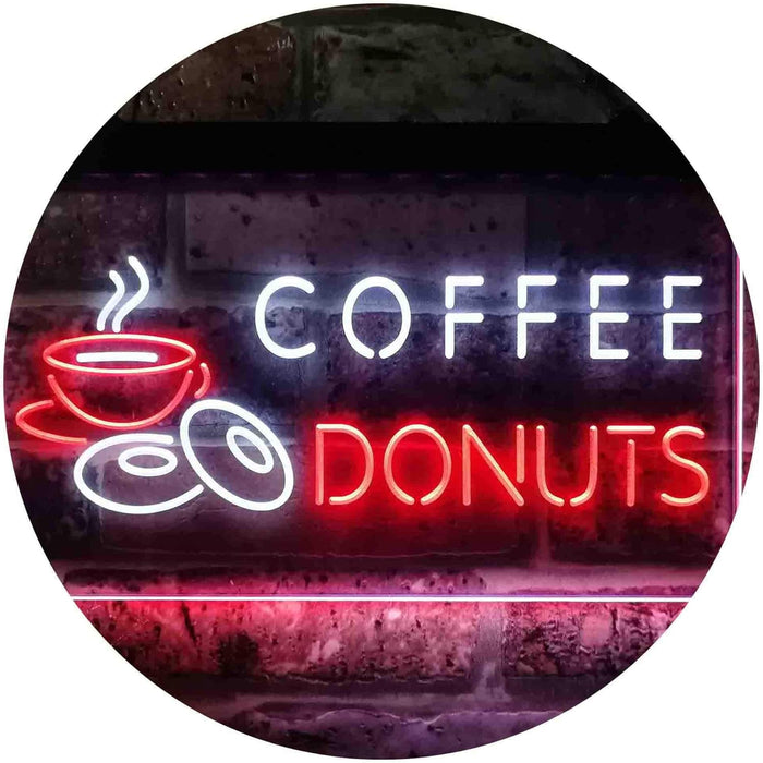 Coffee Donuts LED Light Sign - Way Up Gifts
