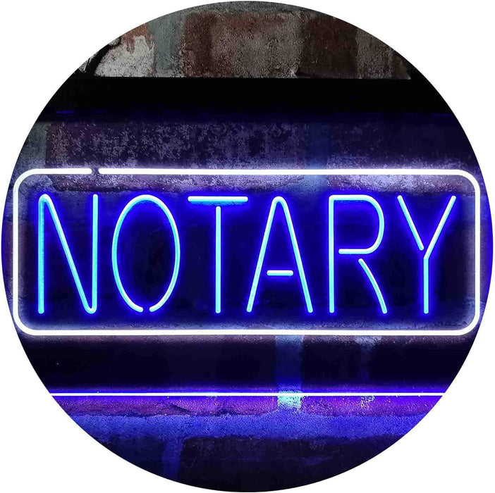 Notary LED Light Sign - Way Up Gifts