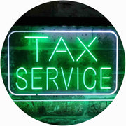 Tax Service LED Light Sign - LED Gift Works