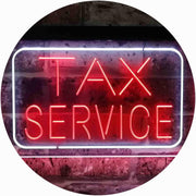 Tax Service LED Light Sign - LED Gift Works