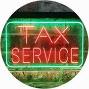 Tax Service LED Light Sign - LED Gift Works