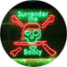 Pirate Skull Surrender The Booty LED Light Sign - Way Up Gifts