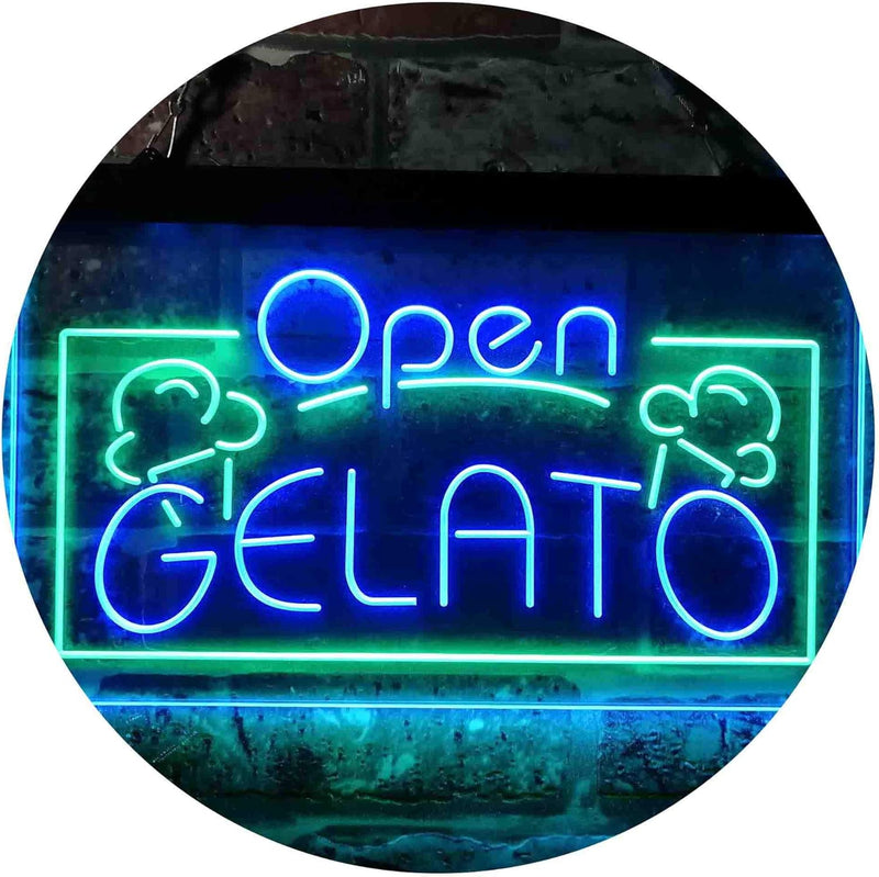 Open Gelato LED Light Sign - LED Gift Works