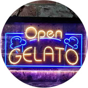 Open Gelato LED Light Sign - LED Gift Works