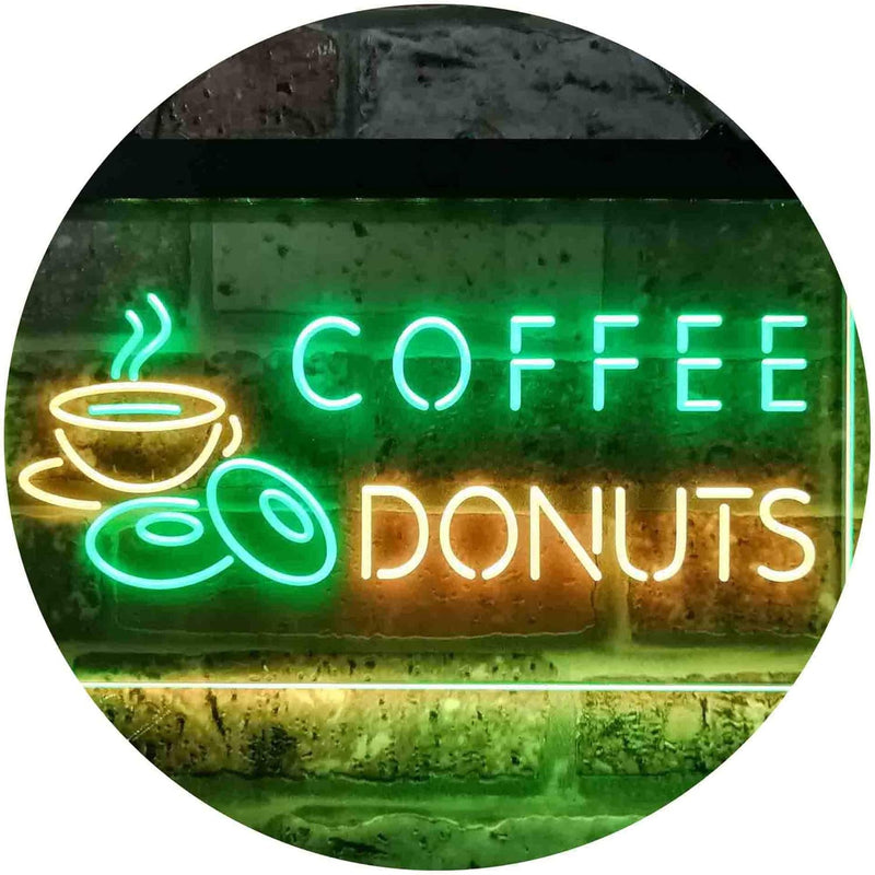 Coffee Donuts LED Light Sign - LED Gift Works