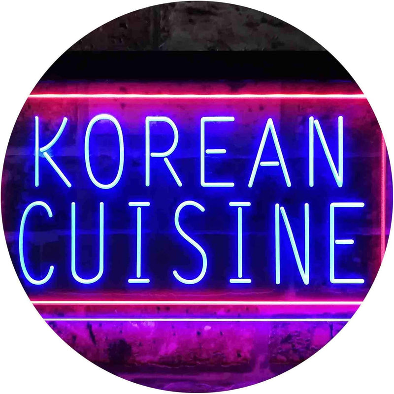 Korean Cuisine LED Light Sign - LED Gift Works