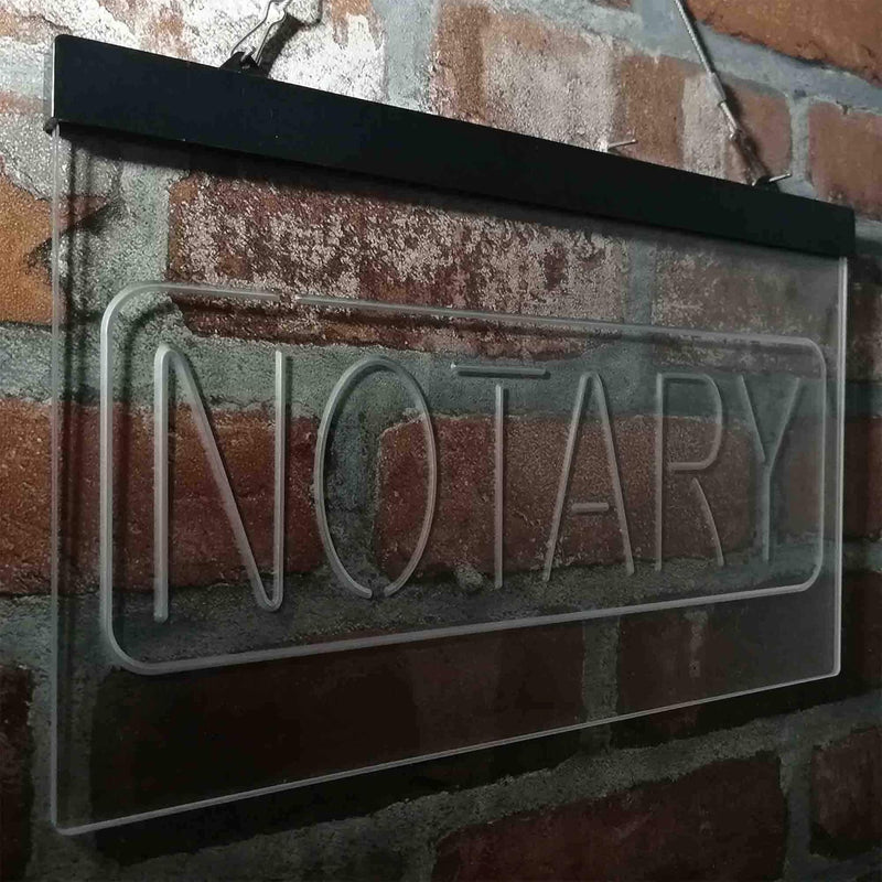 Notary LED Light Sign - LED Gift Works