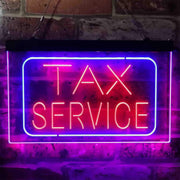 Tax Service LED Light Sign - LED Gift Works
