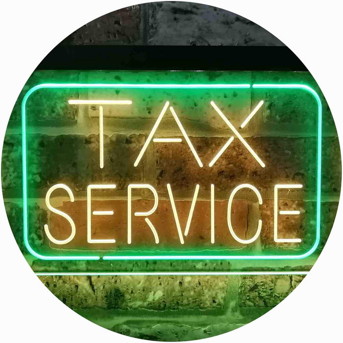 Tax Service LED Light Sign - Way Up Gifts