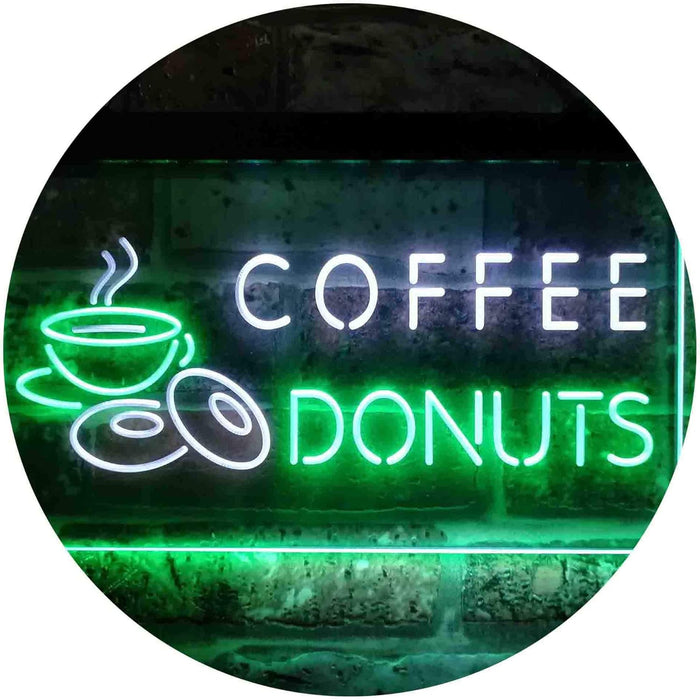 Coffee Donuts LED Light Sign - Way Up Gifts