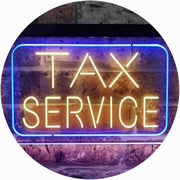 Tax Service LED Light Sign - LED Gift Works