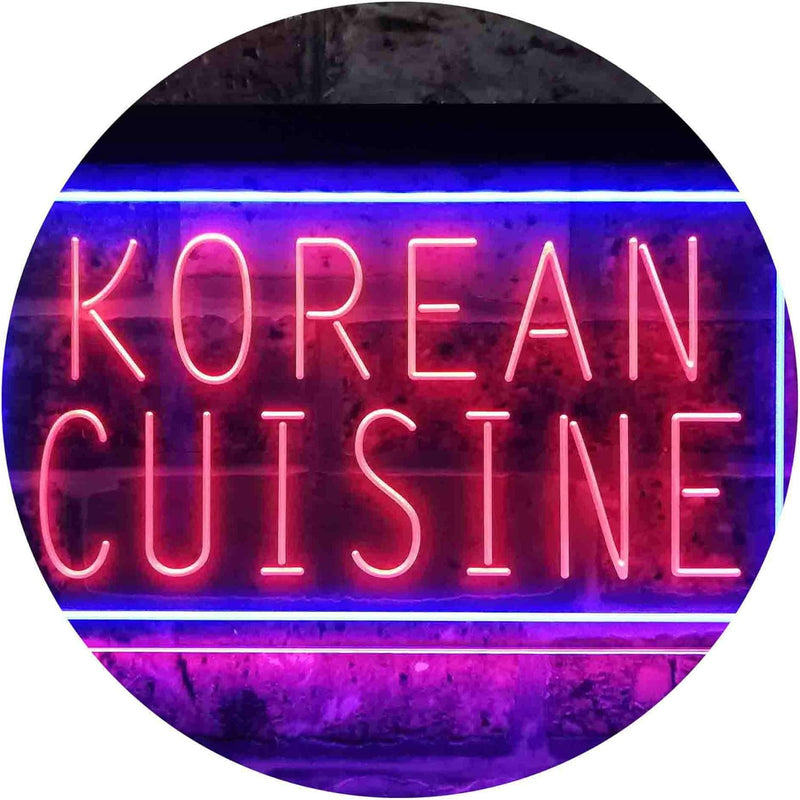 Korean Cuisine LED Light Sign - LED Gift Works