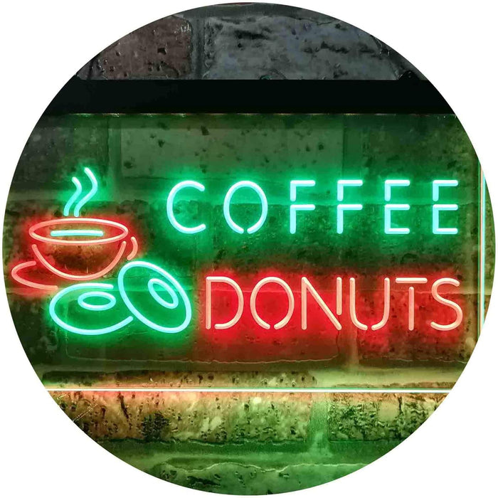 Coffee Donuts LED Light Sign - Way Up Gifts