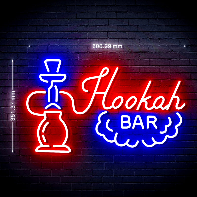 Hookah Bar Ultra-Bright LED Sign with Remote (Neon-Style, LED Technology) - LED Gift Works
