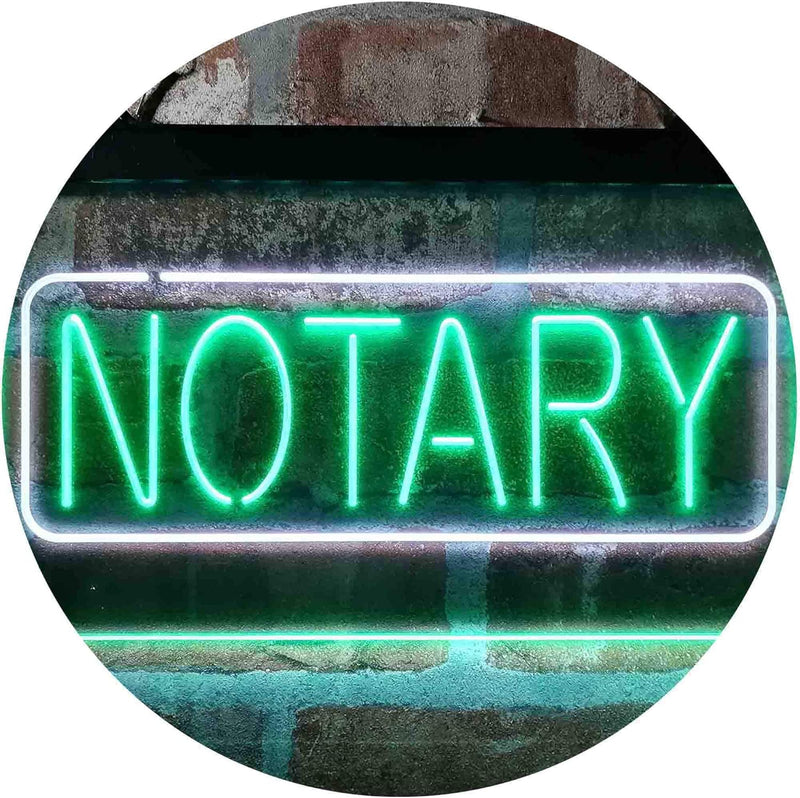 Notary LED Light Sign - LED Gift Works