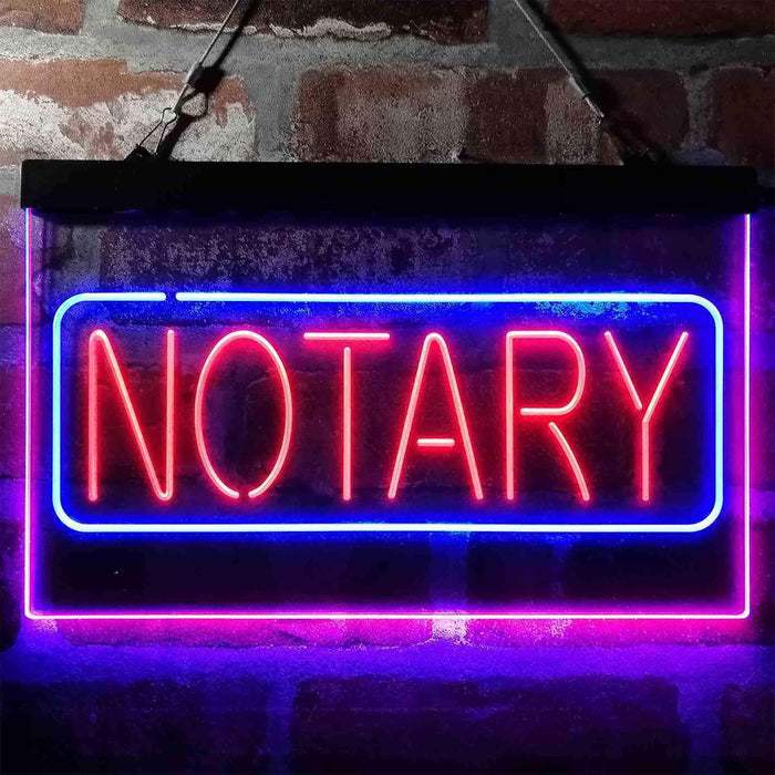 Notary LED Light Sign - Way Up Gifts