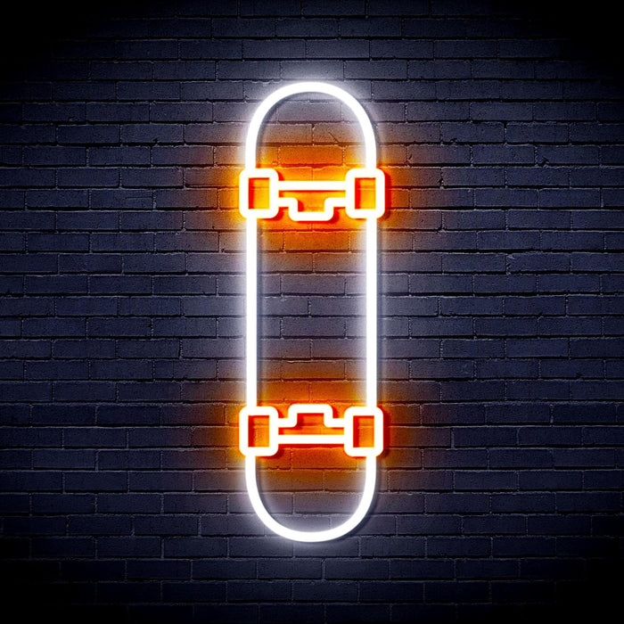 Skateboard Kid Room Flex Silicone LED Sign (Neon-Style, LED Technology) - Way Up Gifts