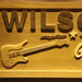 Personalized Guitar Lounge Custom Wood Sign 3D Engraved Wall Plaque - Way Up Gifts