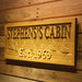 Personalized Cabin Custom Wood Sign 3D Engraved Wall Plaque - Way Up Gifts