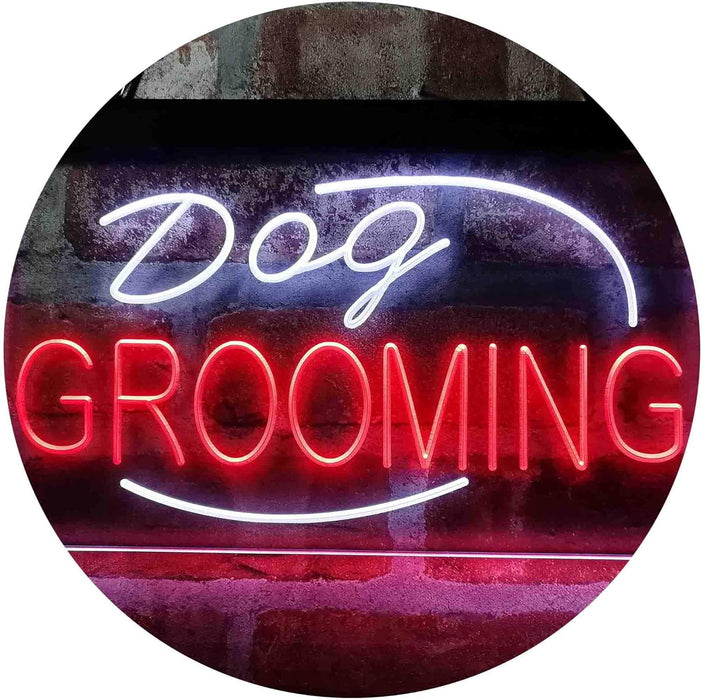 Dog Grooming LED Light Sign - Way Up Gifts