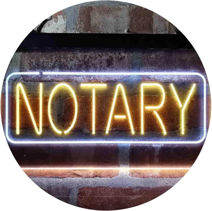 Notary LED Light Sign - Way Up Gifts