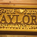 Personalized Custom Wedding Couples Name Anniversary Custom Wood Sign 3D Engraved Wall Plaque - Way Up Gifts