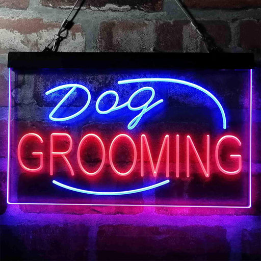Dog Grooming LED Light Sign - Way Up Gifts