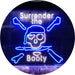 Pirate Skull Surrender The Booty LED Light Sign - Way Up Gifts