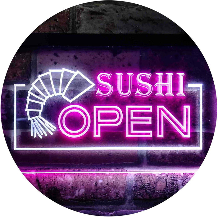 Sushi Open LED Light Sign - Way Up Gifts