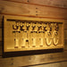 Personalized Tattoo Custom Wood Sign 3D Engraved Wall Plaque - Way Up Gifts