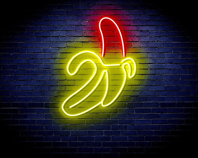 Banana Flex Silicone Neon-Style LED Sign - LED Gift Works