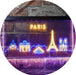 Paris City Skyline LED Light Sign - Way Up Gifts