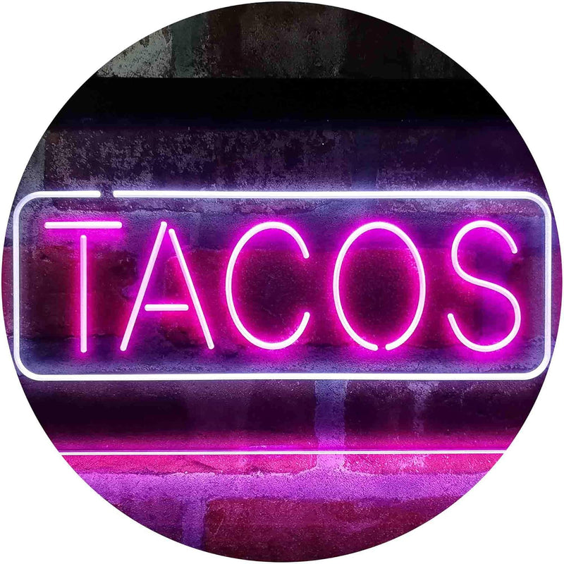 Tacos LED Light Sign - LED Gift Works