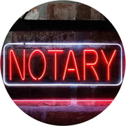 Notary LED Light Sign - LED Gift Works
