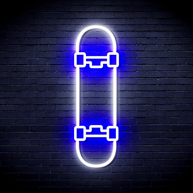 Skateboard Kid Room Flex Silicone LED Sign (Neon-Style, LED Technology) - LED Gift Works