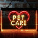 Pet Care Vet Grooming Heart LED Light Sign - Way Up Gifts