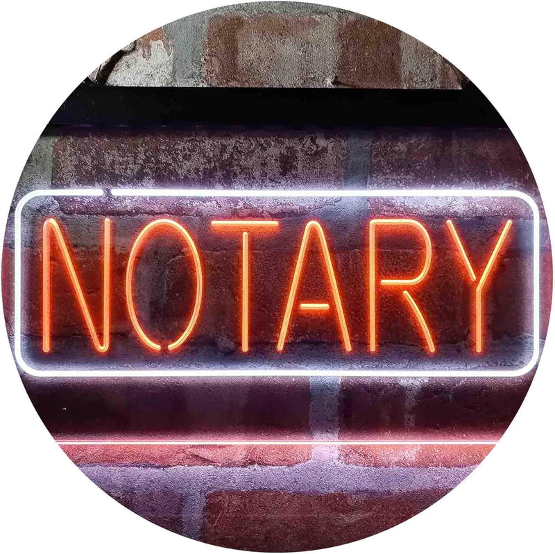 Notary LED Light Sign - LED Gift Works