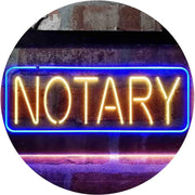 Notary LED Light Sign - LED Gift Works
