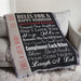 Personalized Wedding Tapestry Throw - Elegant Wedding Keepsake Blanket - Way Up Gifts